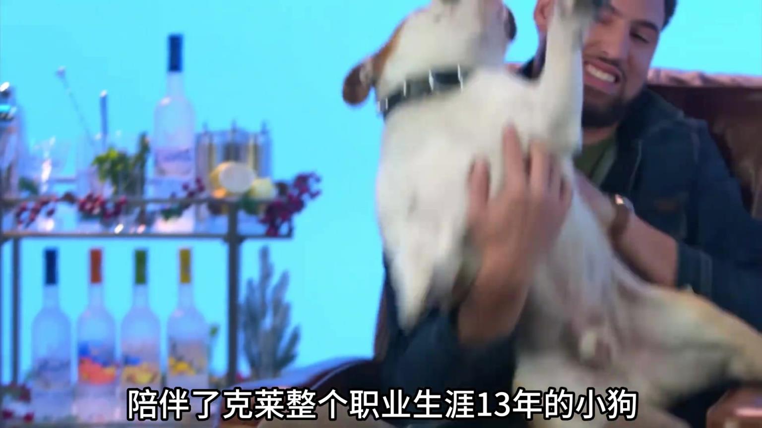 陪伴克萊13年的小狗去世了，不敢相信克萊得多么傷心